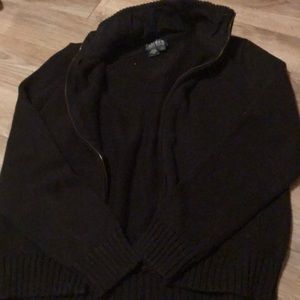 Lauren Ralph Lauren zip up knitted jacket